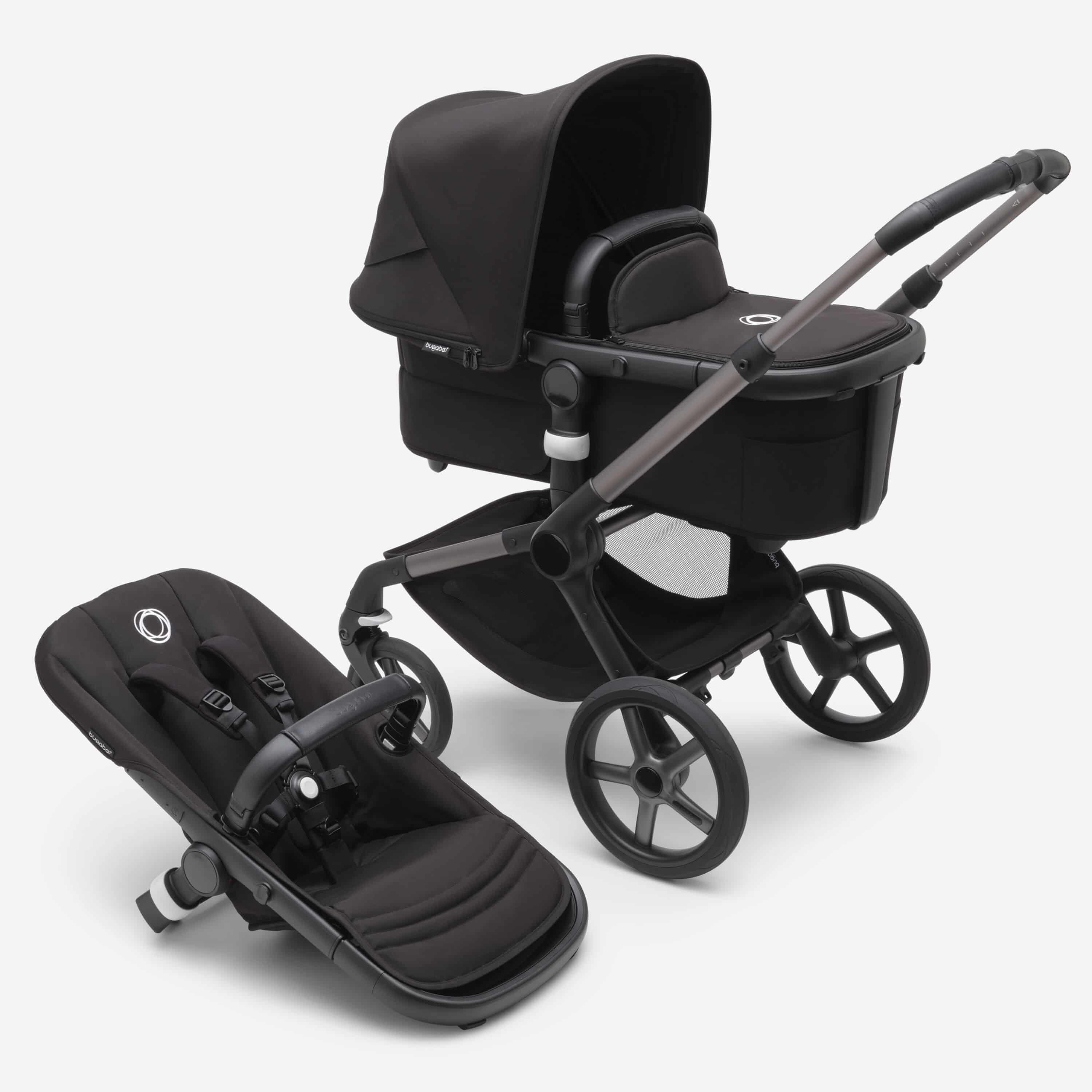 Bugaboo Fox5 Kombikinderwagen graphit/ mitternachtsschwarz - Bugaboo Fox5 Kobikinderwagen graphit/ mitternachtsschwarz bei babybrands.de kaufen ✓ sicher, einfach & bequem online bestellen ✓